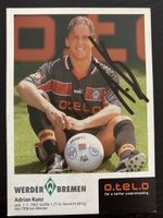 Signierte Sammelkarte Adrian Kunz Werder Bremen