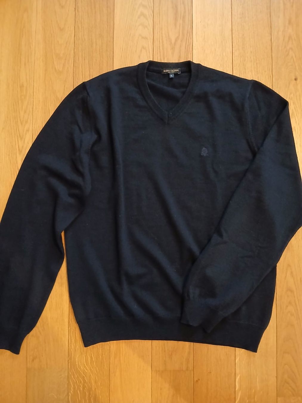 Maglioni & Felpe: Herren Pullover Merino Wolle Dunkelblau Gr. XL – Usato da Mellingen venduto da PieZ