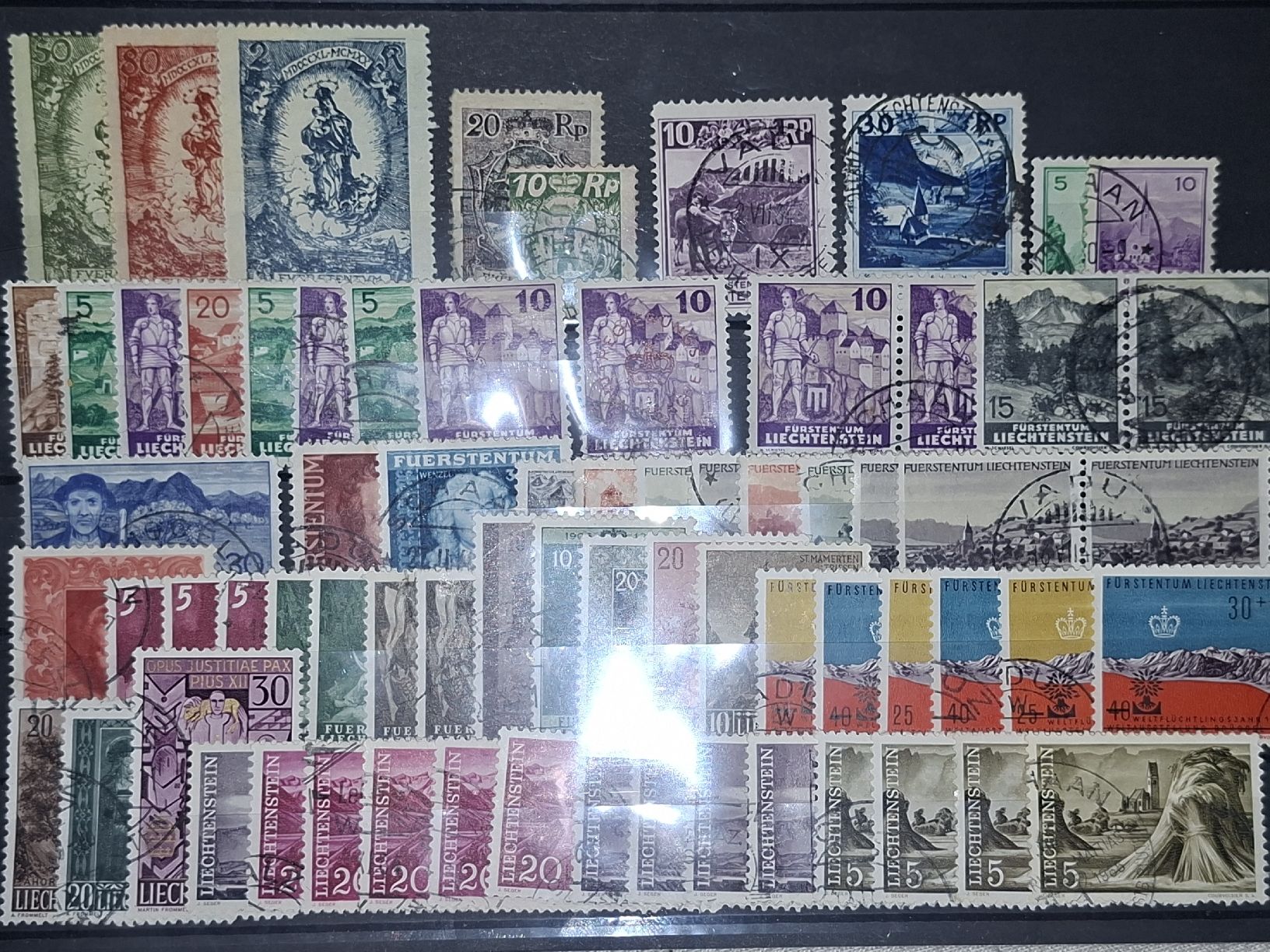 Tutti i francobolli: Ansammlung Liechtenstein – Usato da Balgach venduto da SIMEON27 2