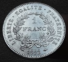 FRANKREICH 1 FRANC 1992