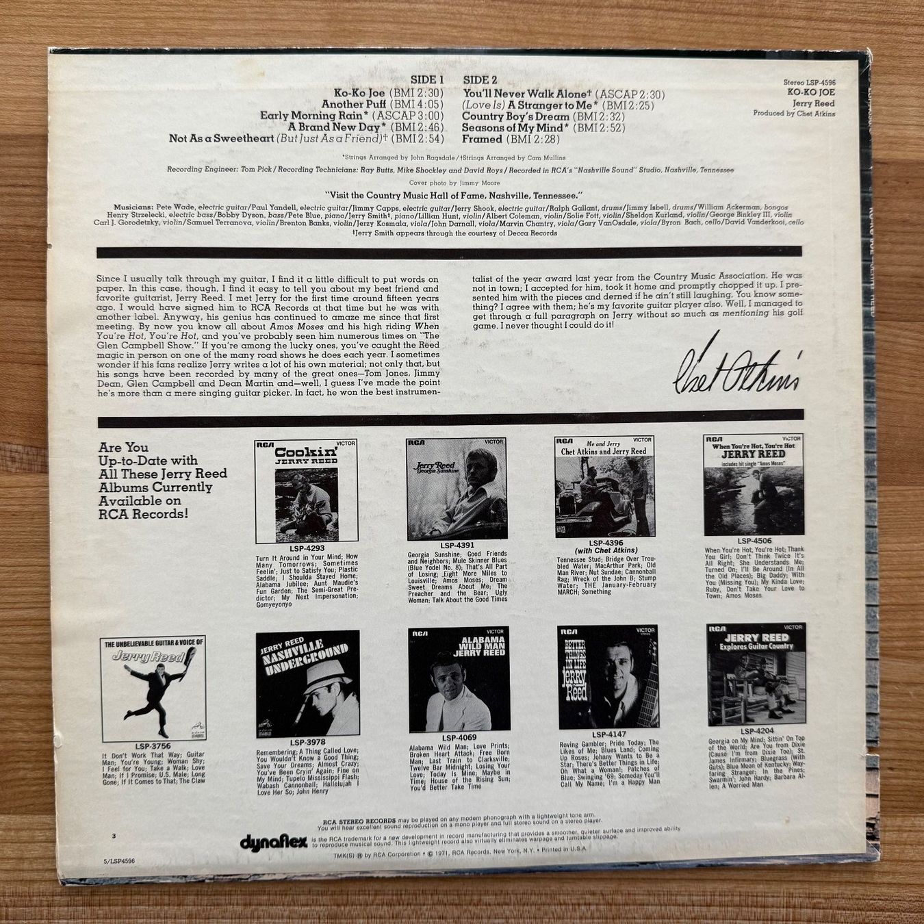 Dischi in vinile: JERRY REED - KO-KO-JOE – Usato da Zürich venduto da fehlton 1