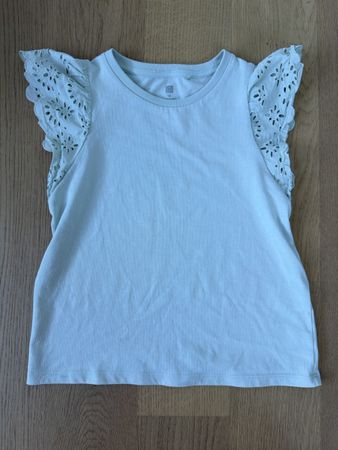 Mädchen T-Shirt UNIQLO Grösse 122 light green