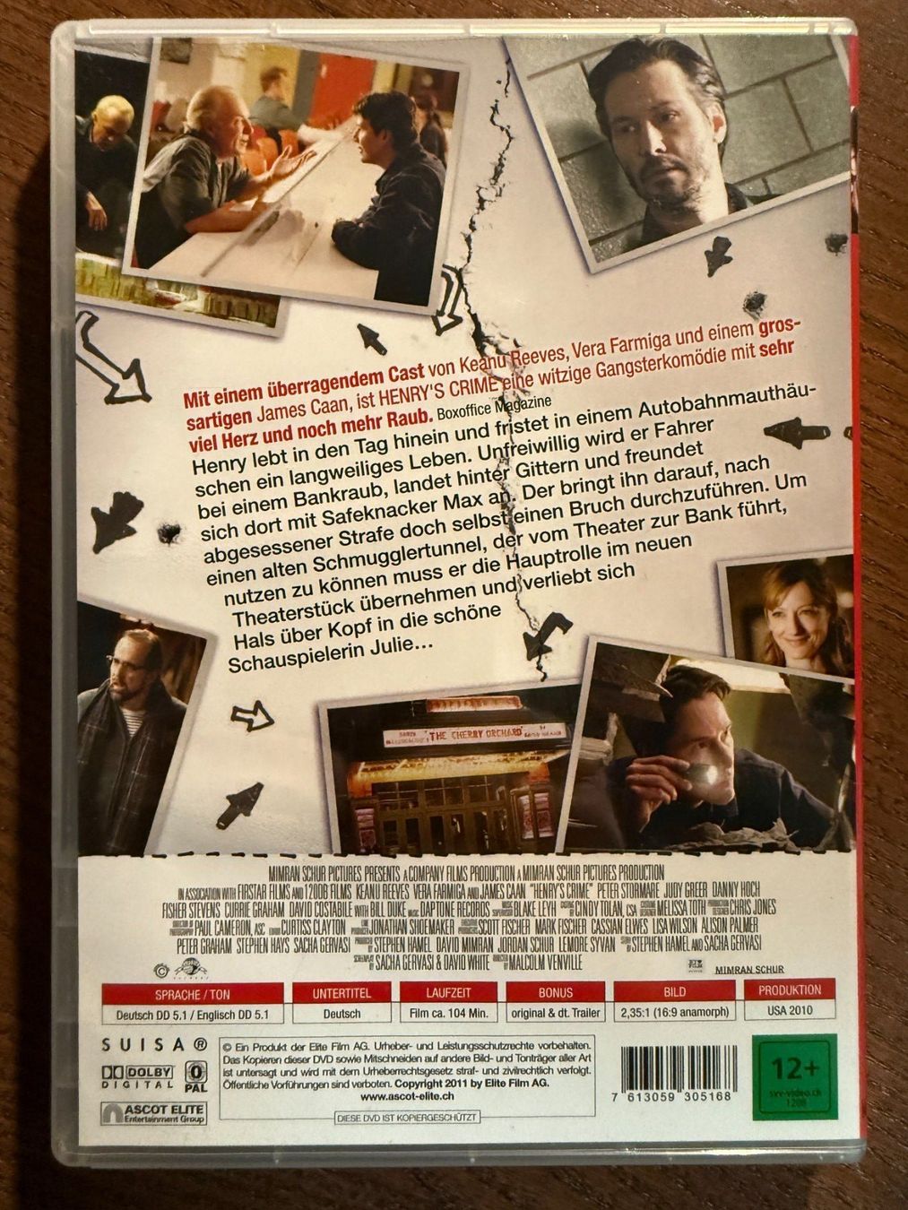 Tutti i DVDs: Henry's Crime – Usato da Zürich venduto da FilmFreunde 1