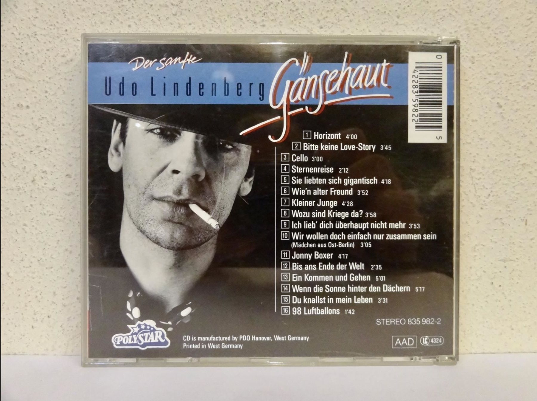 CD: CD UDO LINDENBERG / GÄNSEHAUT – Usato da Kerzers venduto da djstarsky73 1