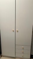 Weiss: Kleiderschrank 2-türig mit 3 Schubladen, Top Zustand!
