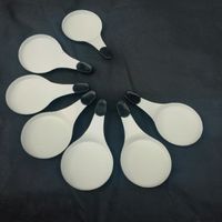 7 x Raclette Pfännchen, rund, weiss