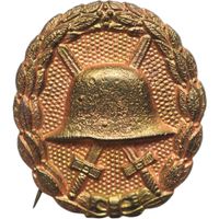 Deutsches Reich Verwundetenabzeichen in Gold 1918
