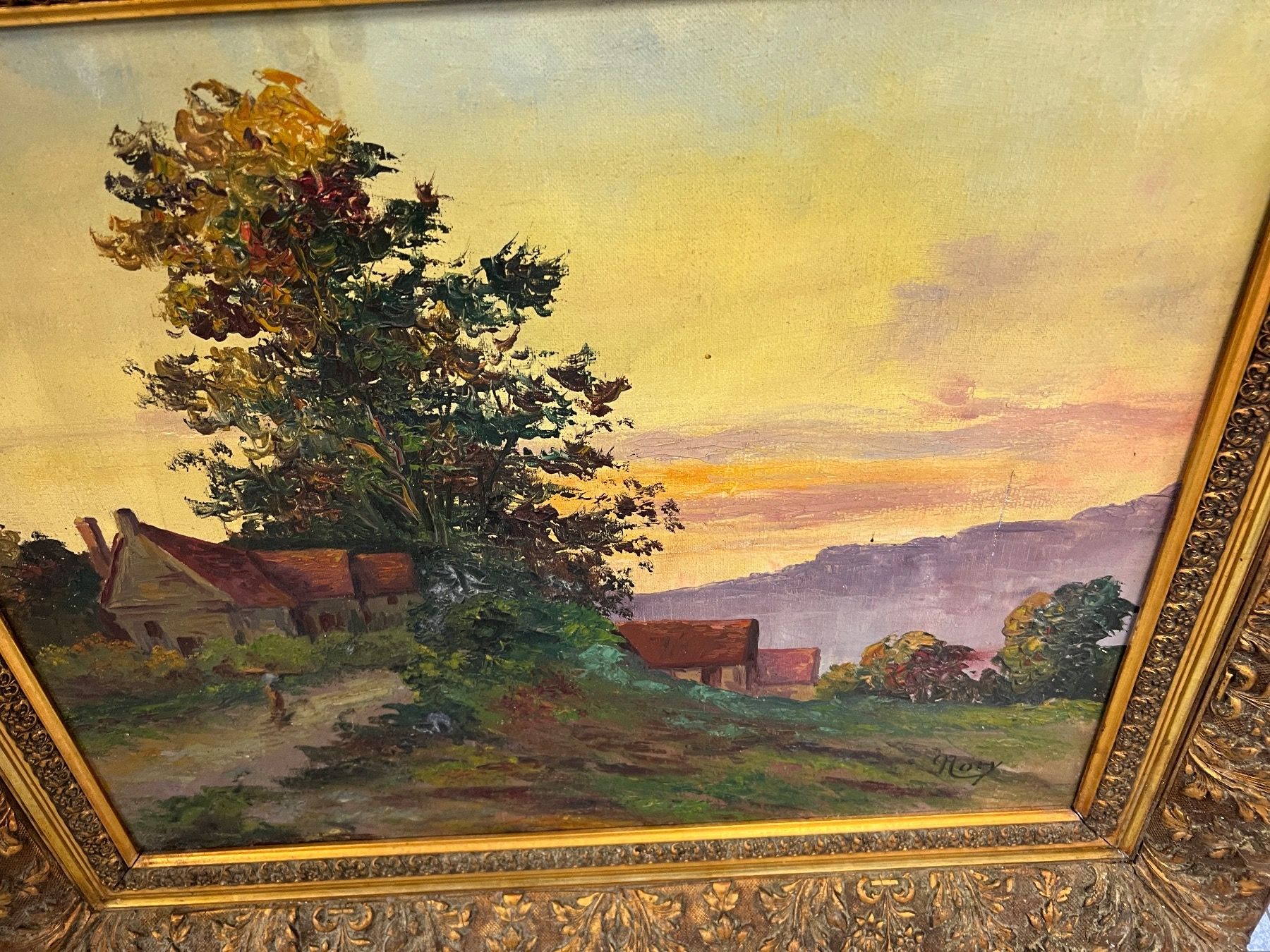 Gemälde: GRANDE HUILE SUR TOILE SIGNÉE – Gebraucht aus Genève von Qanil77 7