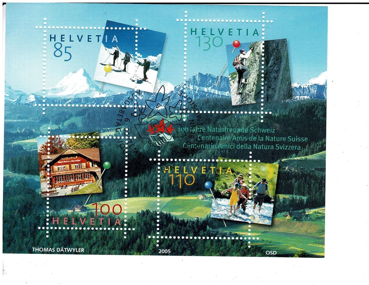 Tous les timbres: Block Naturfreunde Schweiz ** – D'occasion à Lausanne par Whorvath