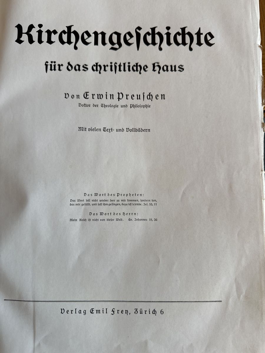 Libri: Kirchen-Geschichte Preussen, Dr. Erwin, Antikes Buch – Usato da Frümsen venduto da Katzen0 1