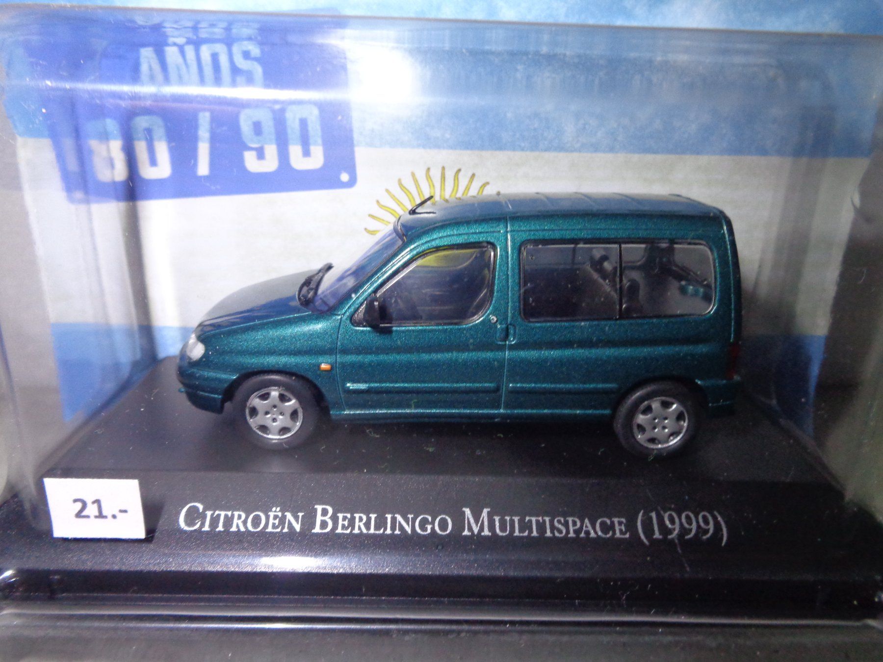 Citroën Modellautos: Salvat 1:43 Citroën Berlingo 1999 – Neu und originalverpackt aus Reconvilier von rallycar 1