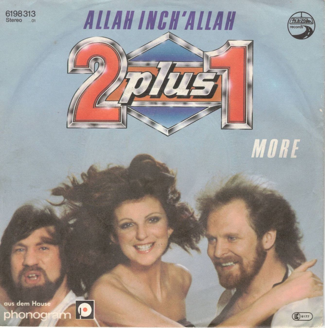 Schallplatten: 2 Plus 1  --  Allah inch Allah  Single7 – Gebraucht aus Rheinau von asteng