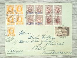 TR73 Enveloppe + Timbre Belgique 1935