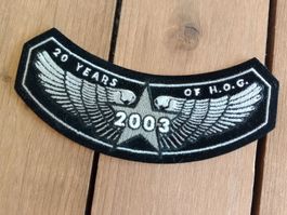 Harley Owners Group Jubiläums-Patch, Jahrgang 2003!
