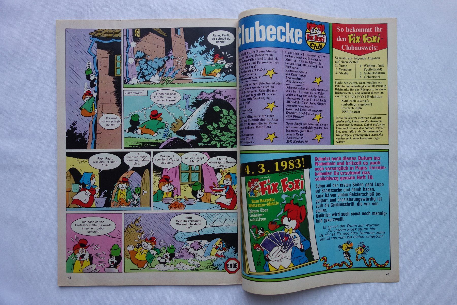 Fumetti: Fix und Foxi - Band 9/1983 - Gratis Versand ! – Usato da Luzern venduto da ron_35 7