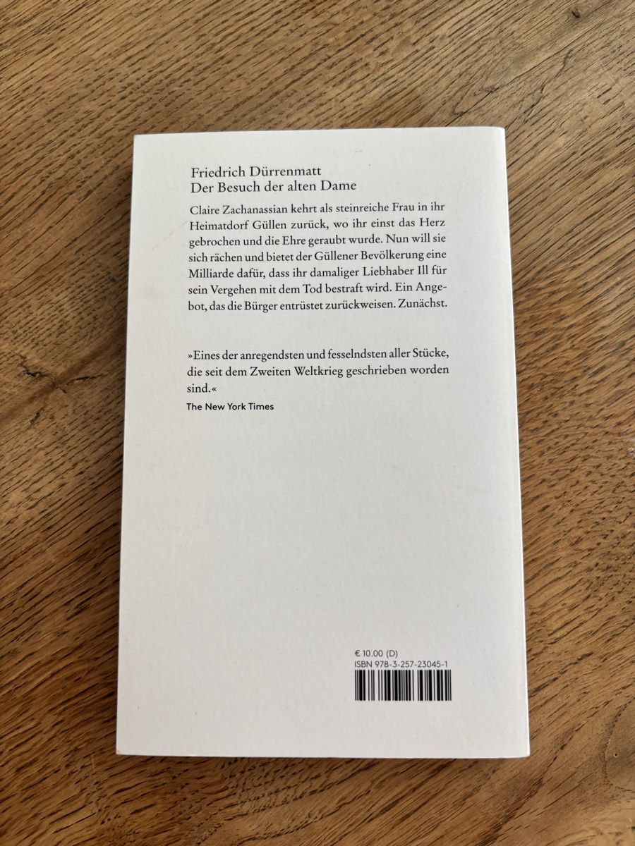 Livres: Der Besuch der alten Dame – D'occasion à Boswil par nic_ba01 1