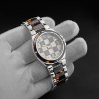 MacKenzie-Childs Courtly Check Uhr - Komplettes Set