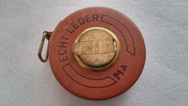 10 m Massband Antik  Meter  Rarität Leder
