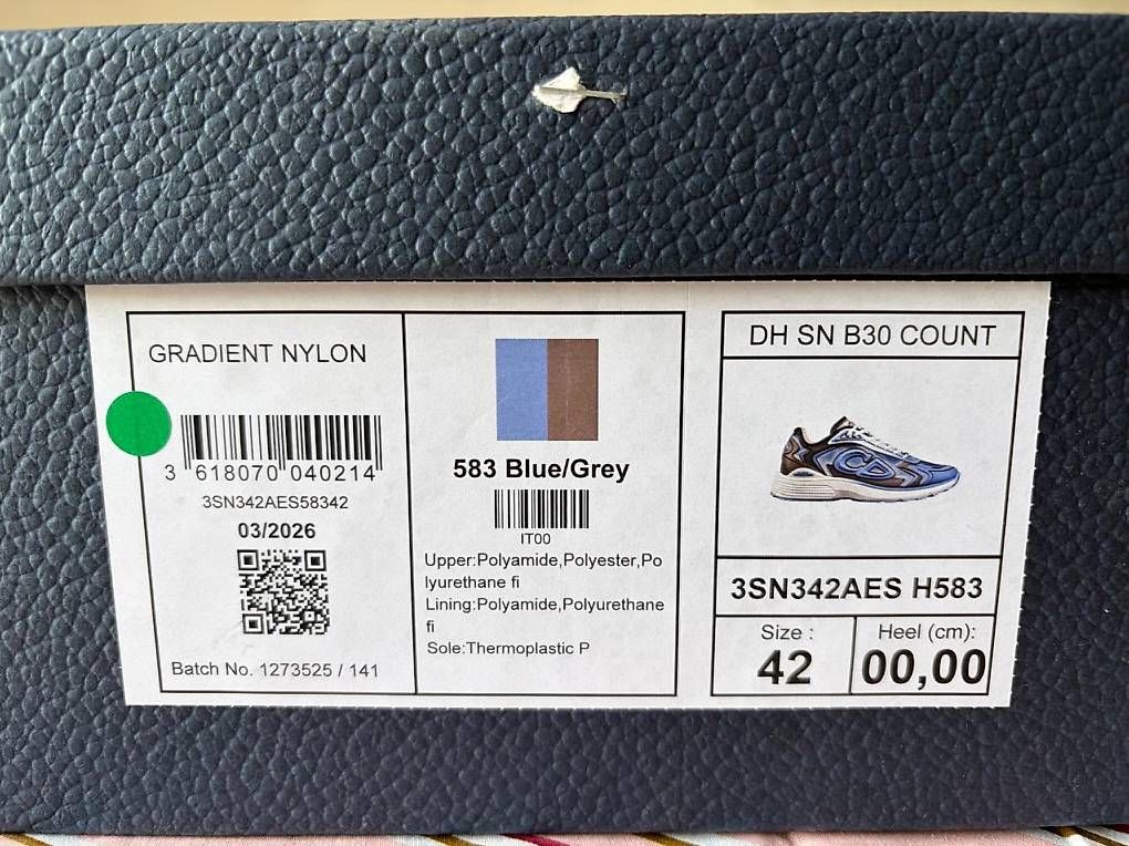 Chaussures hommes: Dior B30 - nr 42 – Neuf avec emballage d'origine à Bioggio par DrJo83 3
