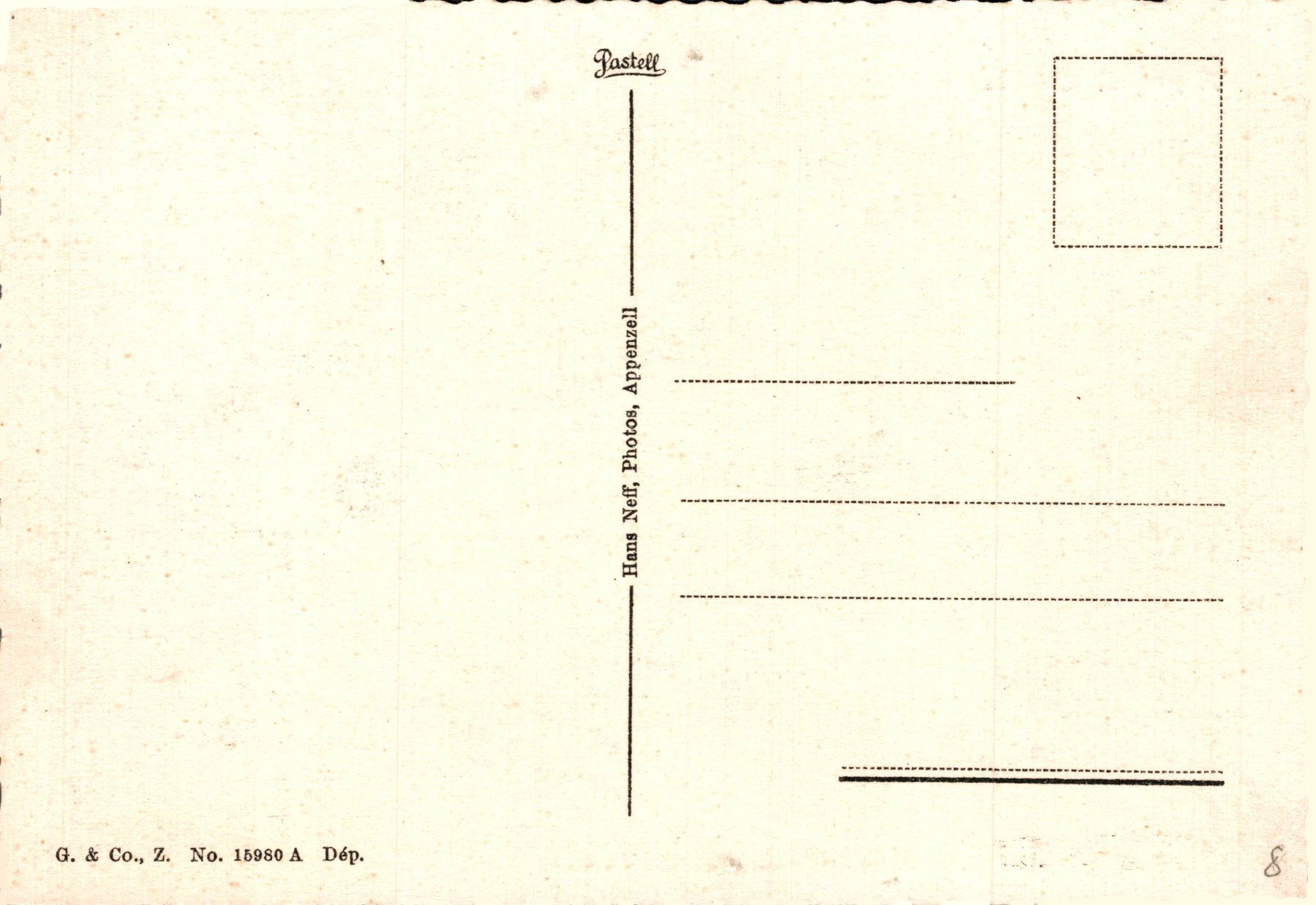 Cartoline postali: Appenzell. Schloss – Usato da Bronschhofen venduto da Astore 1