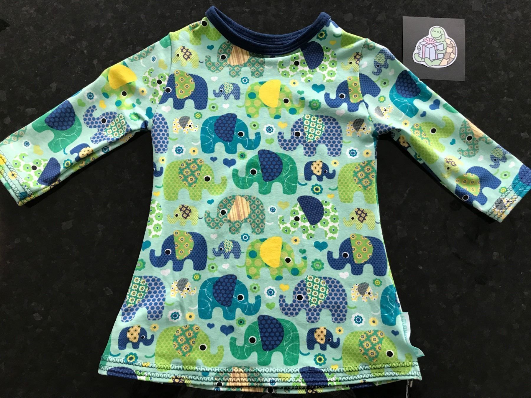 Vestiti & Gonne: Elefanten Jersey-Kleidchen Tunika Gr. 80  NEU – Nuovo e nell'imballaggio originale da Rietheim venduto da Nugger