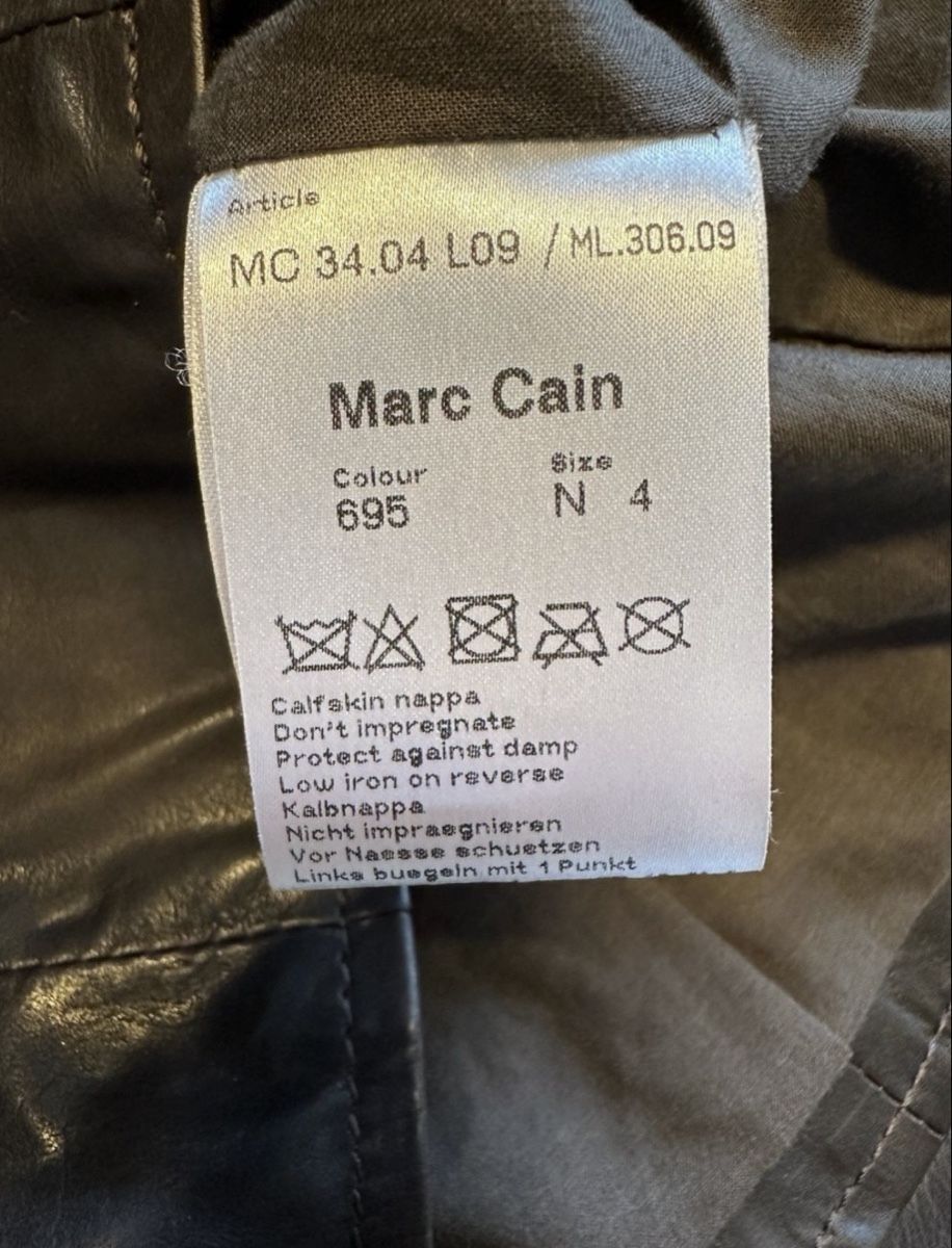 Marc Cain Giacche: Lederjacke von Marc Cain, Grösse 40 – Usato da Sirnach venduto da Namdidam 4