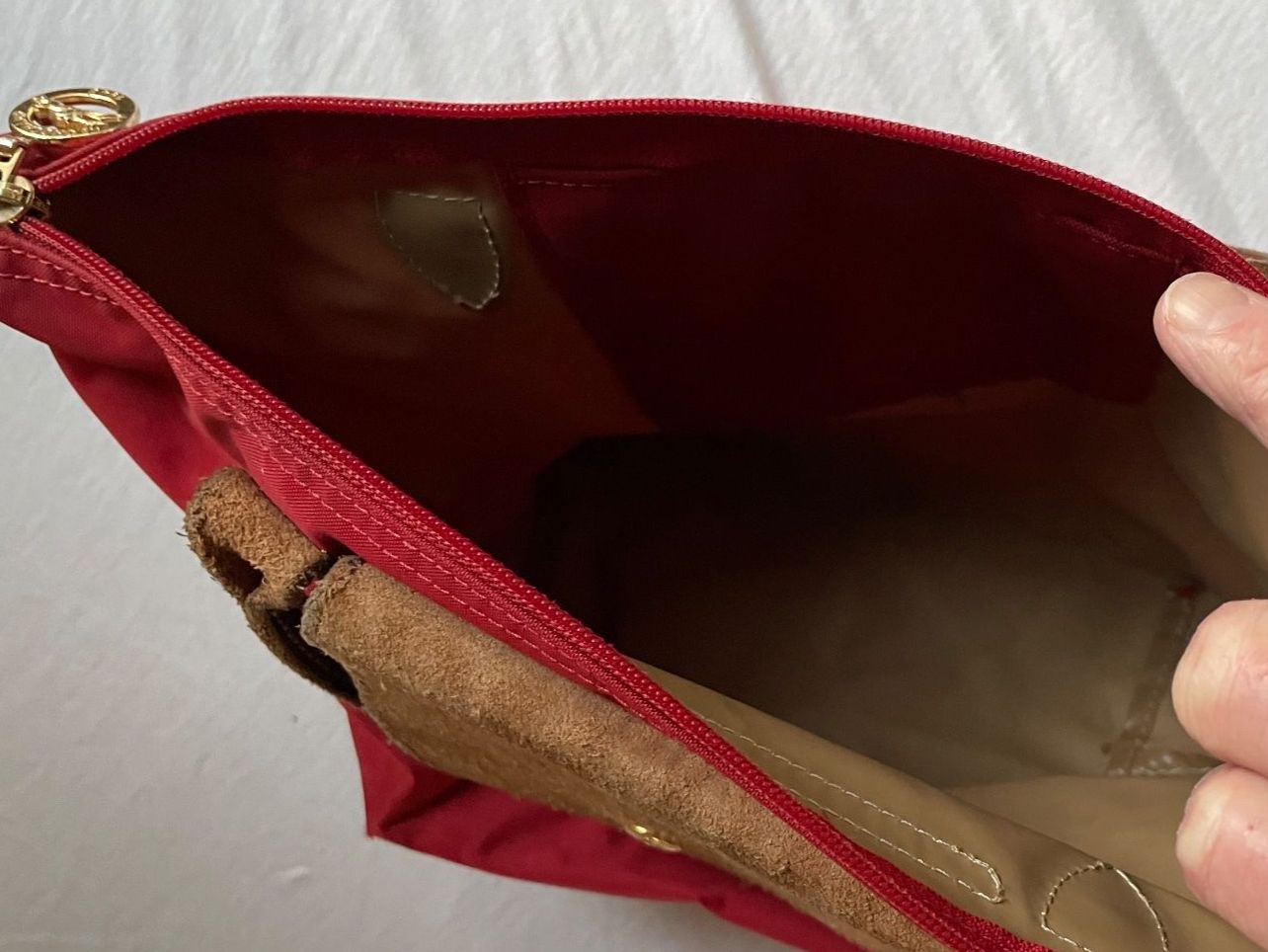 Longchamp Borse da donna: kleine rote Longchamps-Tasche – Usato da Cham venduto da 2eye 4
