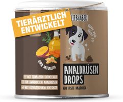 TIERLIEBHABER Analdrüsen Drops Hund Bentonit 350 g