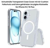 iPhone 16 Plus Schutzhülle Cover Hybrid MagSafe Acrylglas