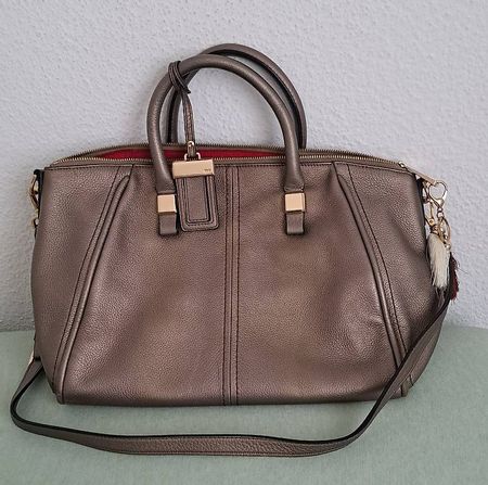 Grosse Leder-Handtasche, Marke NINE WEST