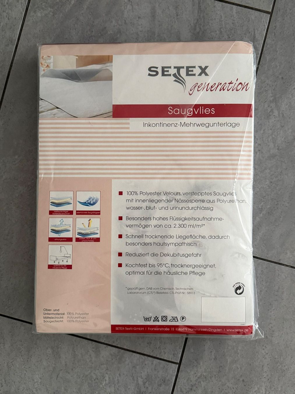Biancheria da letto: Setex Wasserdichte Matrazenauflage 2er 75 x 90 cm – Nuovo e nell'imballaggio originale da Bülach venduto da Loredana13 1