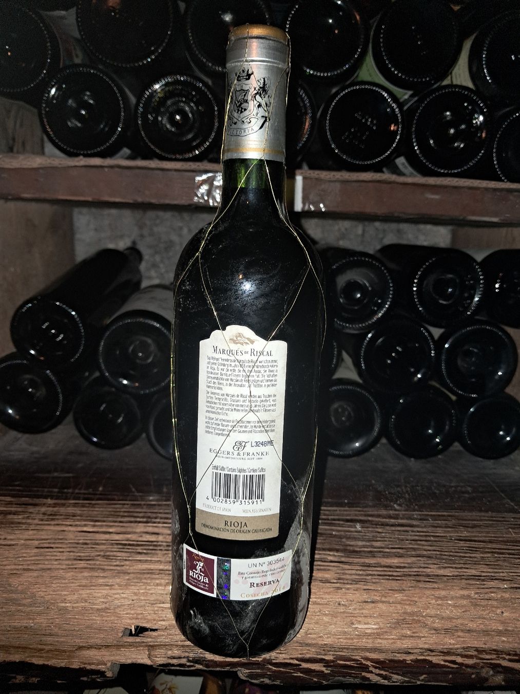 Rioja Vino: Marqués de Riscal Reserva 2014 – Nuovo e nell'imballaggio originale da Le locle venduto da juliensaran 2