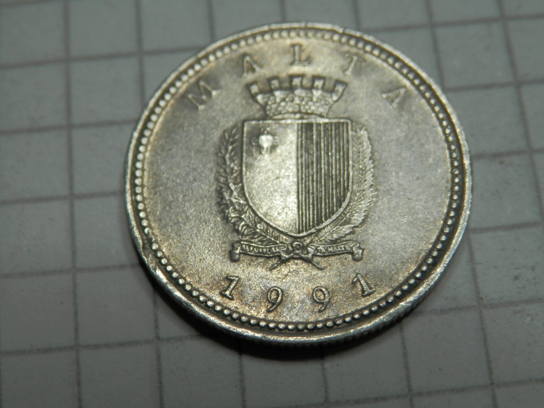 Tutti le monete: Malta 2 Cent, 1991 – Usato da Weiach venduto da weiach81