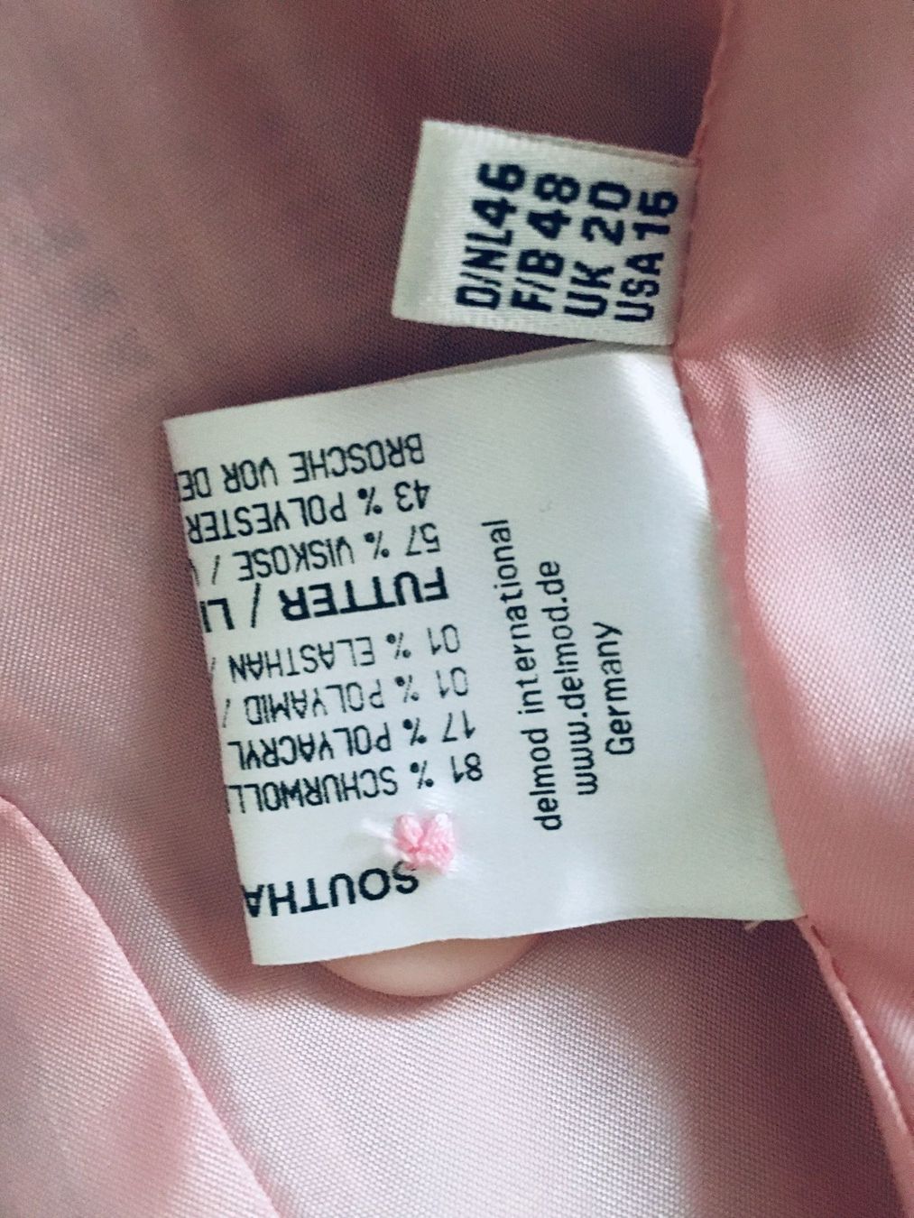 Giacche: Neuer hochwertiger Wollblazer rosa – Nuovo (secondo la descrizione) da Bern venduto da Smile-2707 4