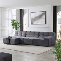 Modulares Sofa ORNINA XL - Links - Anthrazit