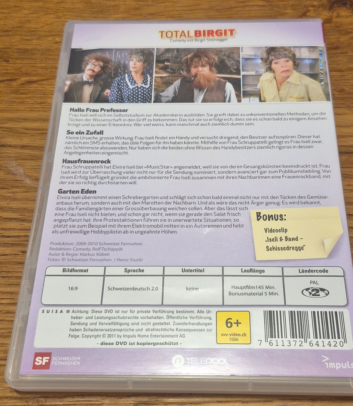 Tutti i DVDs: Total Birgit 5 DVD Comedy mit Birgit Steinegger – Usato da Oberembrach venduto da giu_7ksd 1