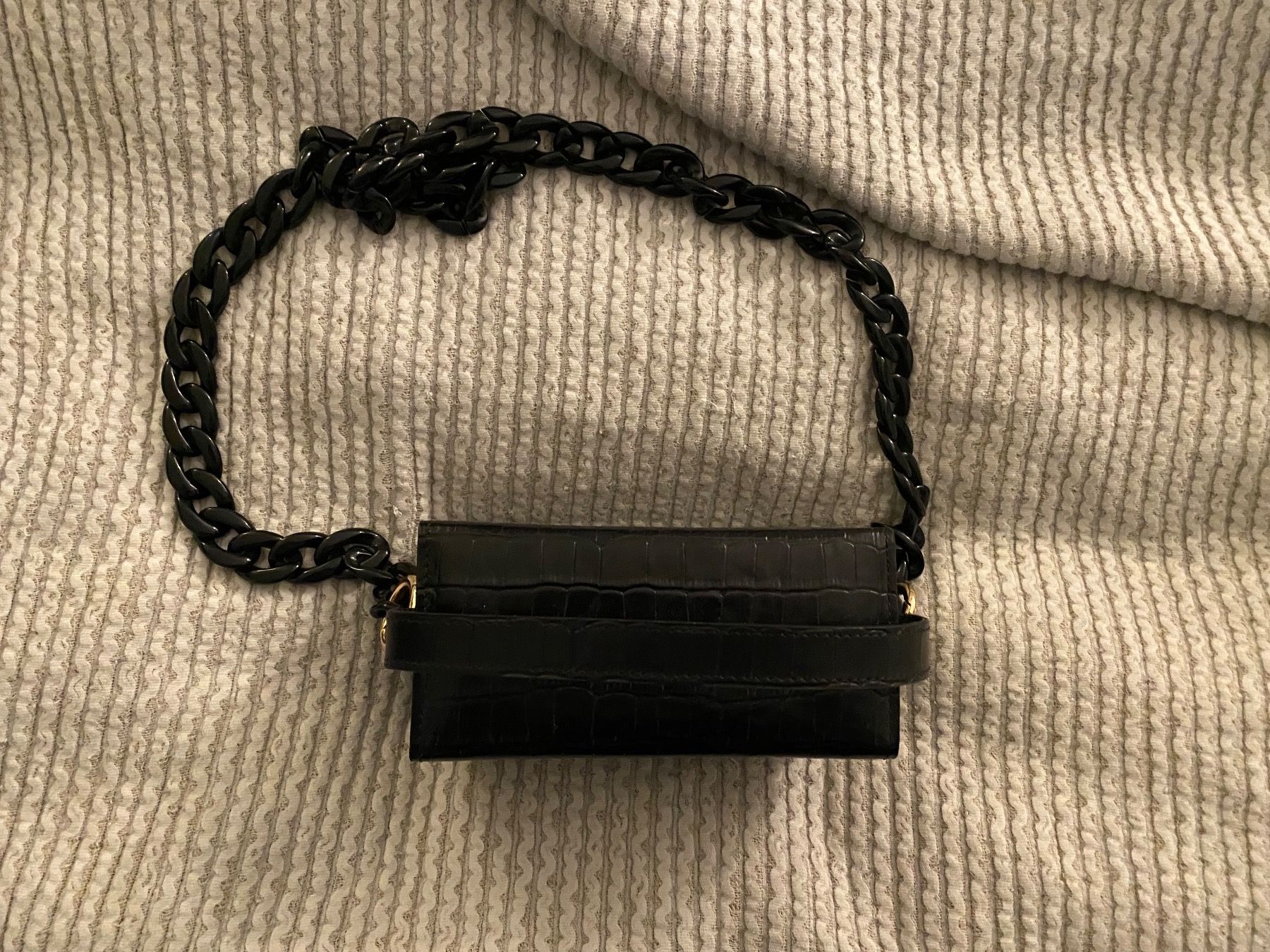 Borse da donna: Sac L'Afshar IDA Croc noir – Usato da pully venduto da asi_w6gl 1