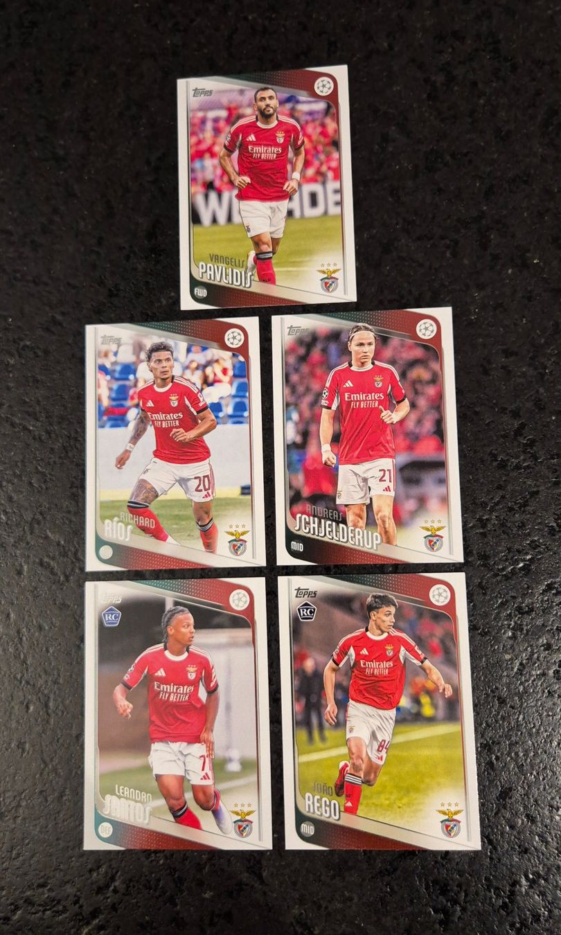 Topps Sammelbilder & Trading cards: Benfica Lot - Topps – Neu (gemäss Beschreibung) aus Burg AG von Danoe