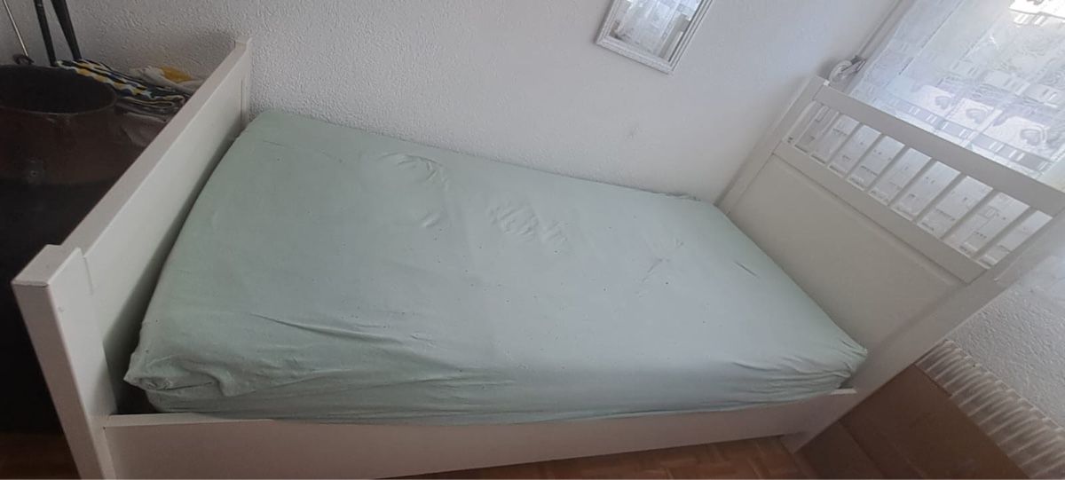 Betten: Lit blanc 100x210 bon état – Gebraucht aus Chavannes-Renens von tim_8669 3