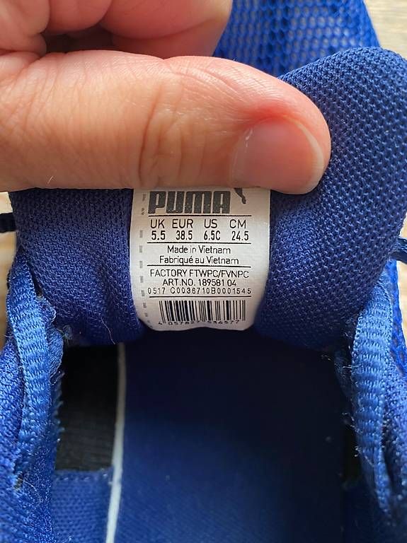 Herrenschuhe: Puma Hallenturnschuhe Grösse 38.5 – Gebraucht aus Solothurn von f.e. 3