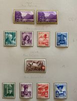 BRIEFMARKEN PRO PATRIA 1938 PRO JUVENTUTE 1939