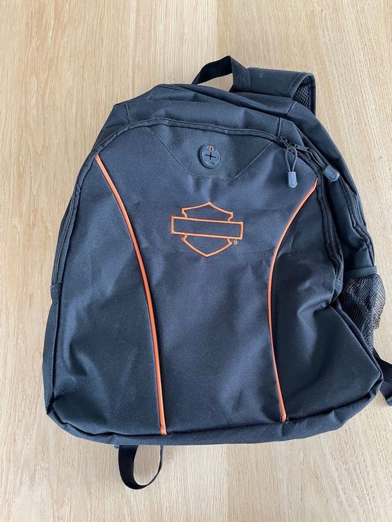 Original Harley Rucksack schwarz/orange NEU Kaufen auf Ricardo
