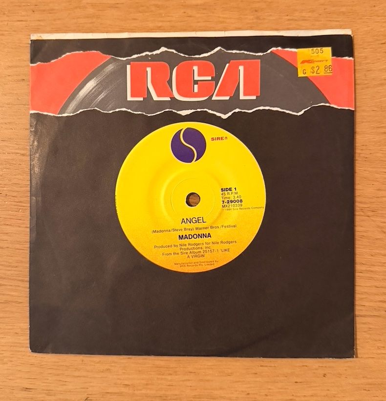 Schallplatten: MADONNA 45T ANGEL AUSTRALIA – Gebraucht aus Lausanne von davzic