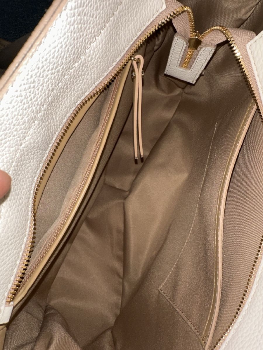 Gianni Chiarini Borse da donna: Gianni Chiarini Tasche Leder creme Neu – Nuovo e nell'imballaggio originale da Baltschieder venduto da YmroBe 1