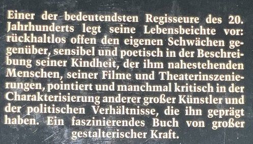 Libri: Buch Ingmar Bergman, Mein Leben – Usato da Basel venduto da sommertruum 1