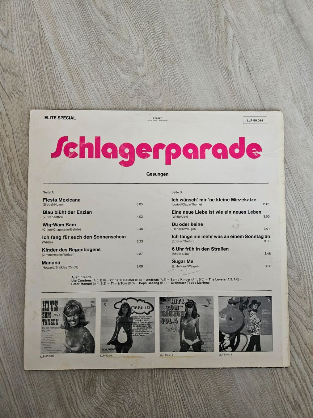 Dischi in vinile: Schlager Parade Schallplatte Vinyl – Usato da Wattwil venduto da Belinda98 1