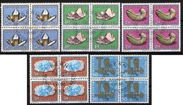 1960  4-Block   Pro Patria   Ersttag gestempelt   SBK 100.00