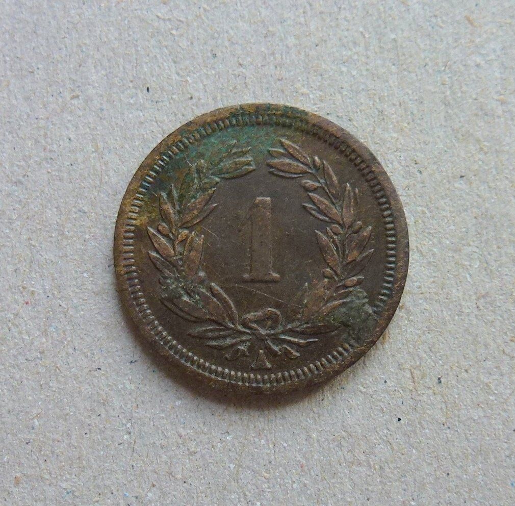 Tutti le monete: ++ 1 Rappen 1850, gute Erhaltung – Usato da Walkringen venduto da Casablanca777 1