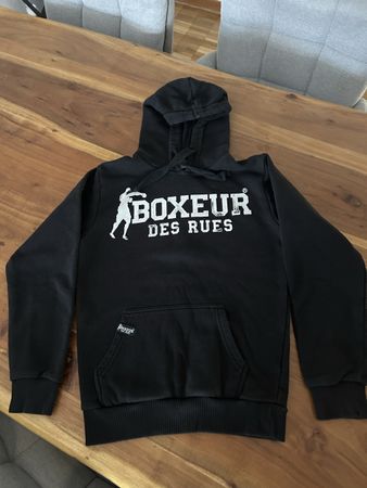 Boxeur des Rues Hoodie, Schwarz, Grösse 12 Jahre, Top!