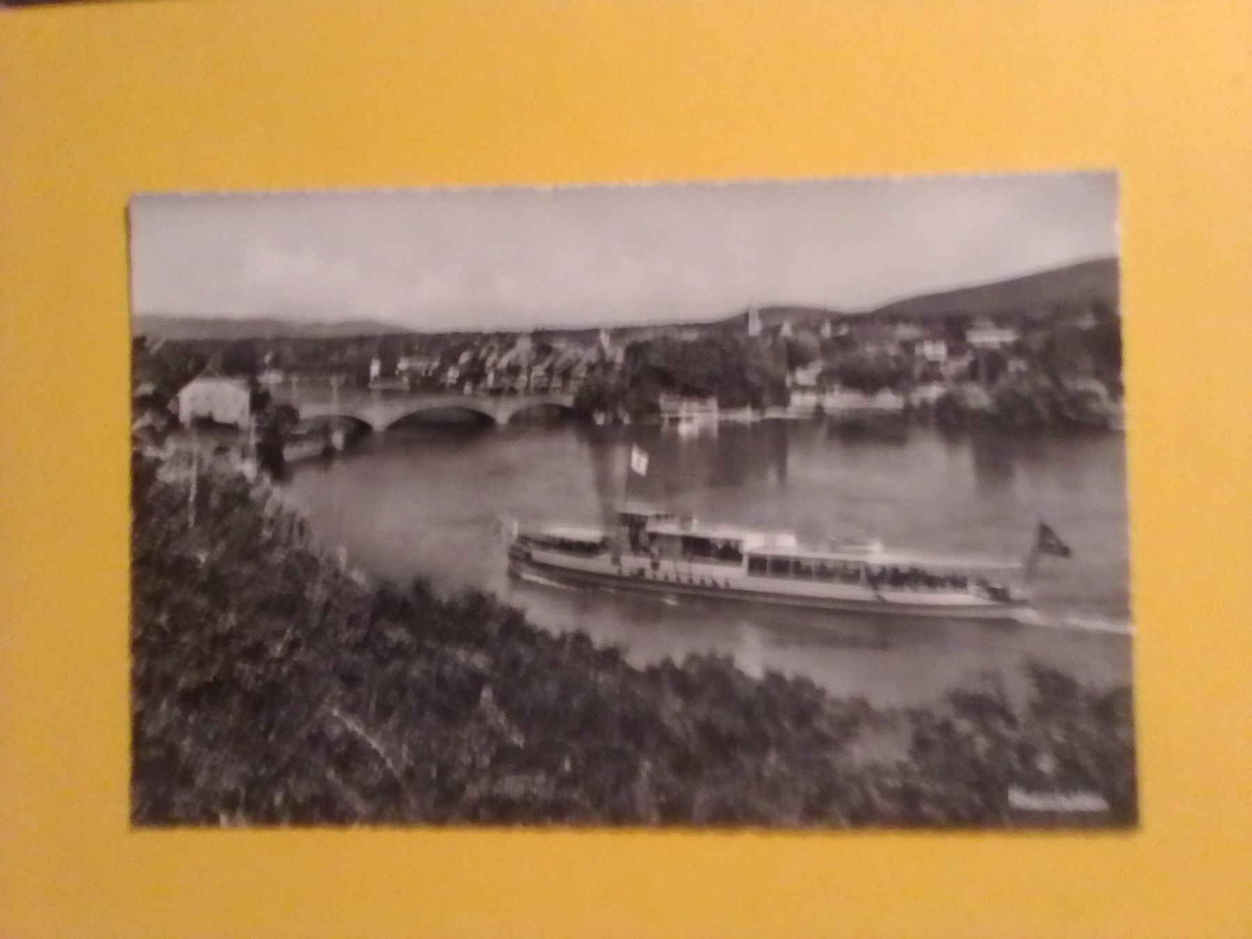 Cartoline postali: AK Schiff bei Rheinfelden Aargau – Usato da Küttigen venduto da Melisch1000
